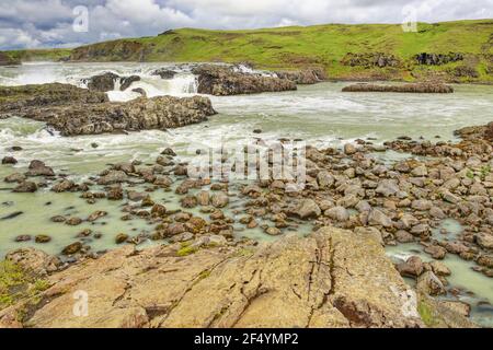 Urridafoss WaterfallIsland LA007480 Stockfoto