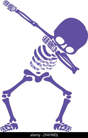 Skeleton dab, EINE Gruppe von Skeletten, die dabbing Stock Vektor