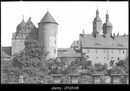 Würzen. Bezirksgericht und Kathedrale Stockfoto