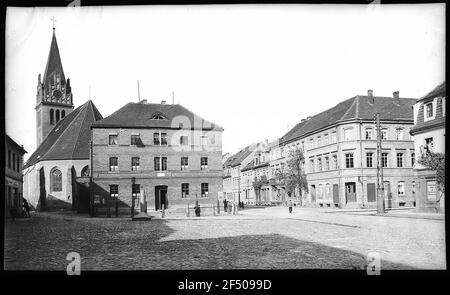 Liebenwerda. Pferdemarkt Stockfoto