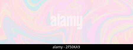 Ornamentaler Hintergrund mit abstrakten Mustern, einer Kombination aus Flieder, hellem Kalk, Blau und Candy Pink Farben. Flüssige Malerei abstrakte Textur, Art tec Stockfoto
