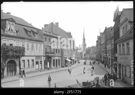 Spremberg. Lange Straße Stockfoto