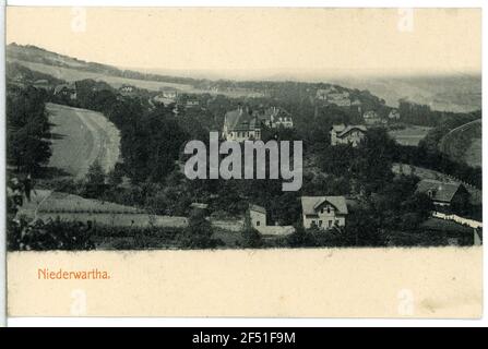 Blick auf Niederwartha Niederwartha. Blick auf Niederwartha Stockfoto