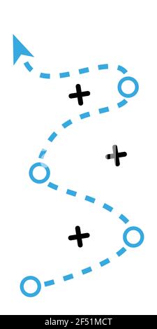 Tactics Vektor Icon.Tactics Geschäftskonzept Icon und Symbol. Flaches Design. Vektor EPS10 Stock Vektor