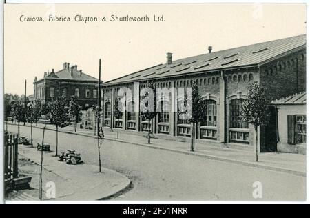 Fabrica Clayton & Shuttleworth Ltd. Craiova. Fabrica Clayton & Shuttleworth Ltd Stockfoto