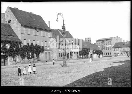Liebenwerda. Pferdemarkt Stockfoto