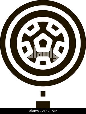 Studie Parsing Football Match Icon Vektor Stock Vektor