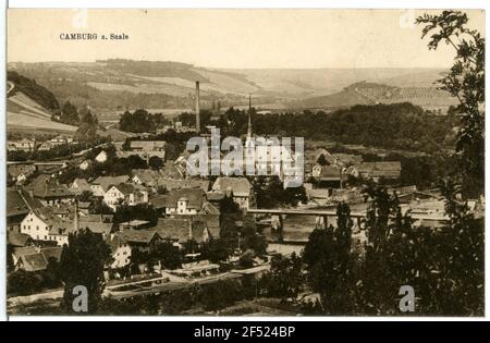 Blick auf Camburg Camburg. Blick auf Camburg Stockfoto