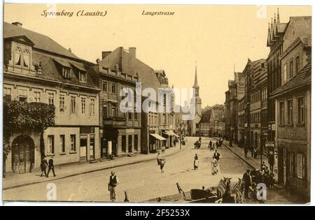 Lange Straße Spremberg. Lange Straße Stockfoto