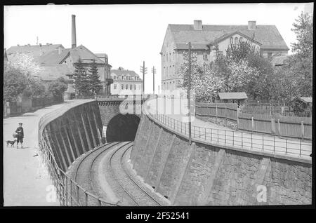 Kamenz. Eisenbahntunnel Stockfoto