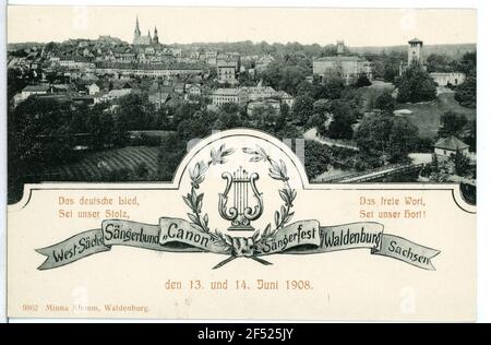 Sängerparty in Waldenburg Waldenburg. Sängerparty in Waldenburg Stockfoto