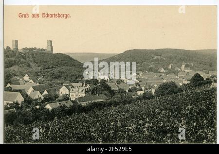 Blick auf Eckartsberga Eckhartsberga. Blick auf Eckartsberga Stockfoto