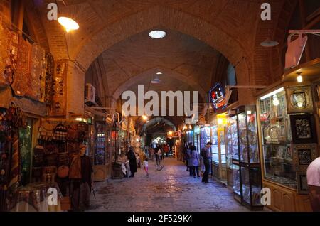 isfahan, iran - 22. märz 2017: Fotos im schah abbas Palastmuseum Stockfoto