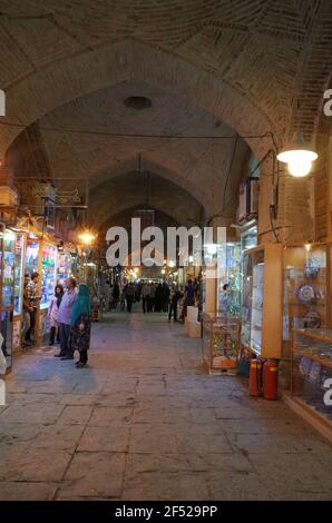 isfahan, iran - 22. märz 2017: Fotos im schah abbas Palastmuseum Stockfoto