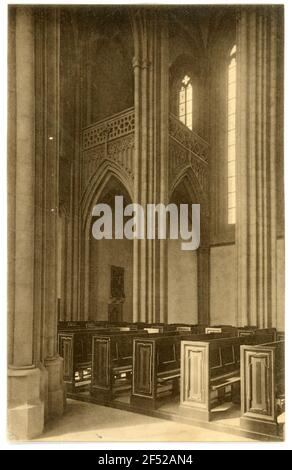 Haus, Altar - Singechor Meissen. Kathedrale, Altar - Chor singen Stockfoto
