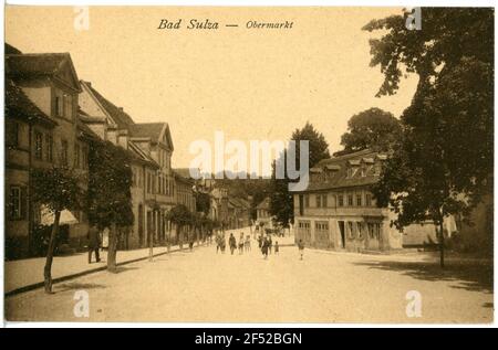 Obermarkt Bad Sulza. Obermarkt Stockfoto