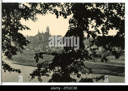 Albrechtsburg und Kathedrale von Proschwitz Meißen. Albrechtsburg und. Kathedrale von Proschwitz Stockfoto