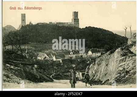 Blick auf Eckartsberga Eckhartsberga. Blick auf Eckartsberga Stockfoto