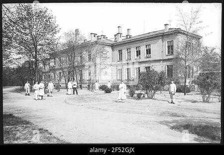 Dresden. Garnisionslazarett Pavillon II Stockfoto