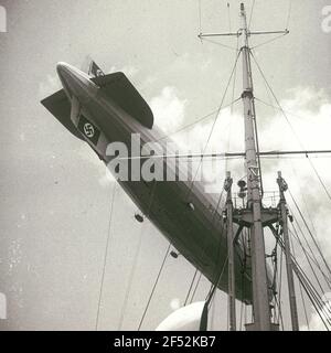 D-LZ 129 'Hindenburg Stockfoto