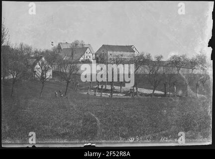 Lüttewitz. Dorfansicht, Handelshaus Max Wittig Stockfoto
