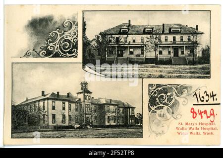 St. Marys Hospital, Walla Walla Hospital NOR. Sechs. Maris und Nor Nor, Stockfoto