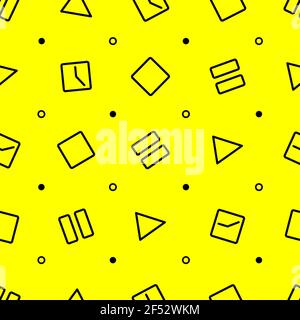 Einfache Musik-Player-Taste Muster Hintergrund geeignet für Musik-Business Grafische Anforderungen für Service-Produkte Stock Vektor