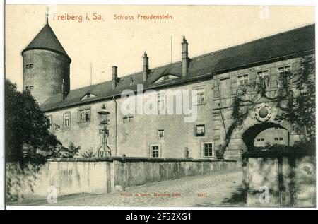 Geschlossen Freudenstein Freiberg. Schloss Freudenstein Stockfoto