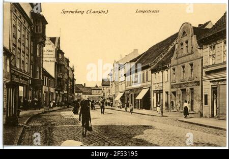 Lange Straße Spremberg. Lange Straße Stockfoto