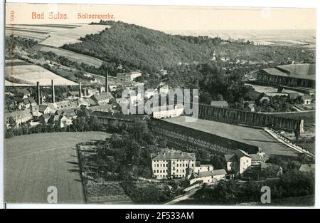 Salinenwerke Bad Sulza. Salinenwerke Stockfoto