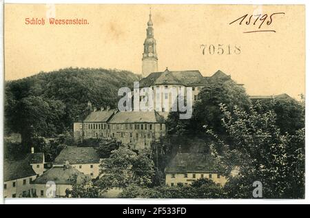 Schloss Weesenstein. Schloss Stockfoto