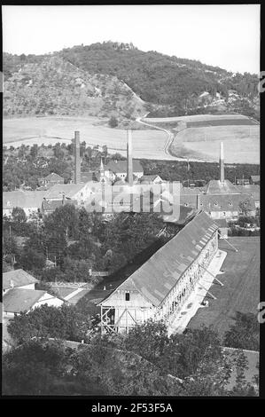 Bad Sulza. Salinenwerke Stockfoto