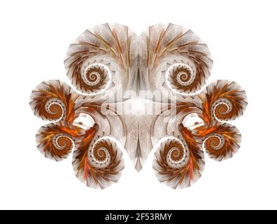 Bunte Blumenmalerei Glas Eindruck kaleidoskopischen Design. Schöne getönte Mosaik-Muster für Kunst Hintergrund, (fraktale Kirche Glasmalerei Abstraa Stockfoto