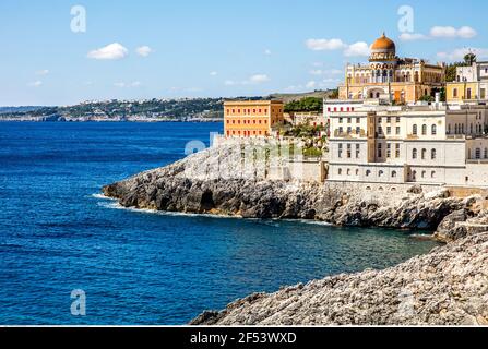 Geographie / Reisen, Villa Sticki, Santa Cesarea Terme, Baujahr 1894 / 1900, von Pasquale Ruggieri, Exter, Additional-Rights-Clearance-Info-Not-available Stockfoto