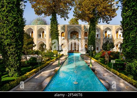 Geographie / Reisen, Abbasi Hotel, Esfahan, erbaut 17th Jahrhundert, von Sultan Husain, Wie madrasah, Basar A, Additional-Rights-Clearance-Info-Not-available Stockfoto