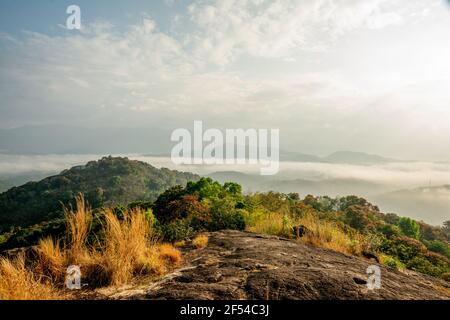 Chittipara, Rock Hill westlichen Ghats Kerala Indien Stockfoto