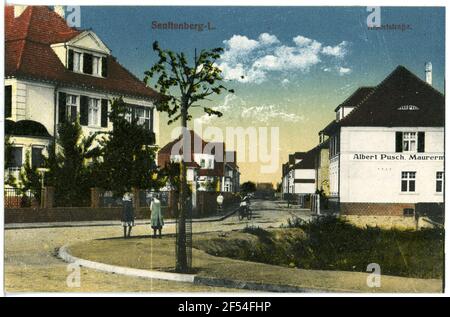 Albertstraße. Senftenberg. Albertstraße Stockfoto