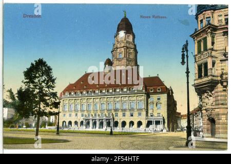 Neues Rathaus Dresden. Neues Rathaus Stockfoto