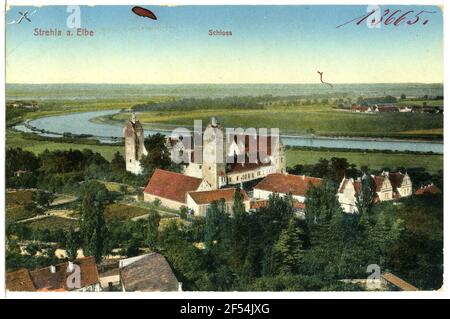 Schloss Strehla. Schloss Stockfoto