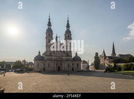 Geographie / Reisen, Deutschland, Hessen, Fulda, Fuldaer Dom St. Salvator, Additional-Rights-Clearance-Info-not-available Stockfoto