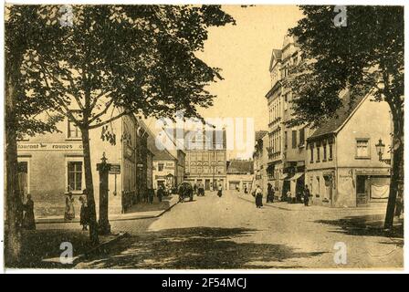 Jakobsplatz - Torgauer Straße Spice up. Jakobsplatz - Torgauer Straße Stockfoto