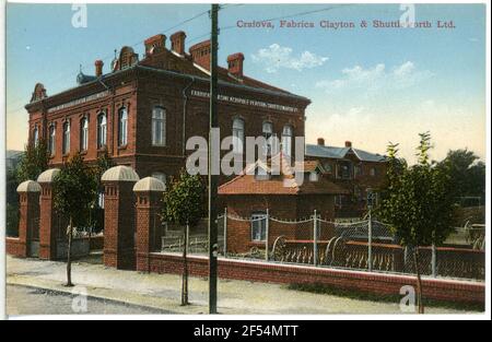 Fabrica Clayton & Shuttleworth Ltd. Craiova. Fabrica Clayton & Shuttleworth Ltd Stockfoto