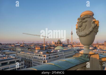 Geographie / Reisen, Deutschland, Berlin, Blick Richtung Berlin der Aussichtsplattform Französischer Dom bei G, Additional-Rights-Clearance-Info-not-available Stockfoto