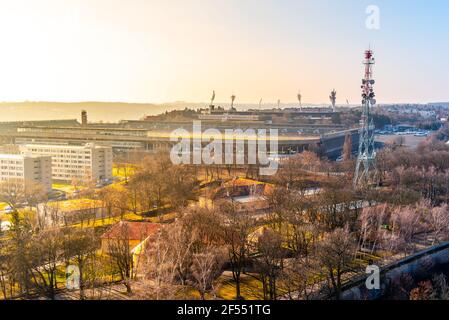 Großartiges Strahov-Stadion in Prag Stockfoto