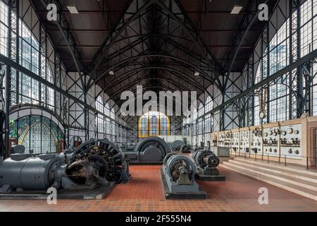 Dortmund, Zeche Zollern II/IV, Maschinenhalle, 1889-1904 von Paul Knobbe erbaut. Jugendstilelemente von Bruno Möhring Stockfoto