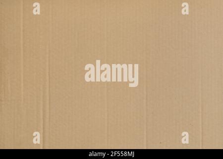 Brauner Karton, Hintergrund mit Papiertextur. Hohe Auflösung. Stockfoto