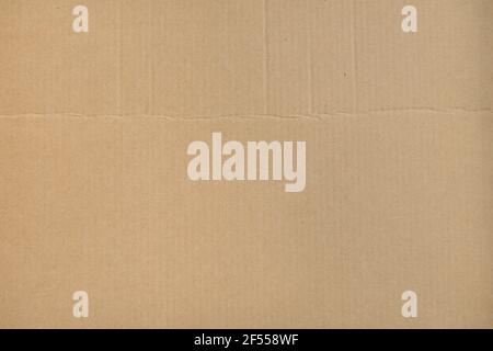 Brauner Karton, Hintergrund mit Papiertextur. Hohe Auflösung. Stockfoto