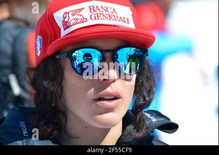 Livigno, Livigno, Italien, 24 Mär 2021, Federica Brignone Portrait während der Absolute Italian Alpine Ski Championships 2021, Alpinskirennen - Foto Giorgio Panacci / LM Stockfoto