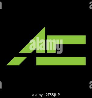 AC kombinieren Brief Logo Vektor-Vorlage. Creative AC Schriftartlogo. Stockfoto