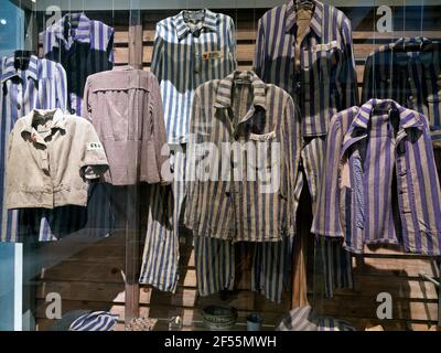 Israel Jerusalem Yad Vashem Nazi Konzentrationslager Kleidung Stockfoto